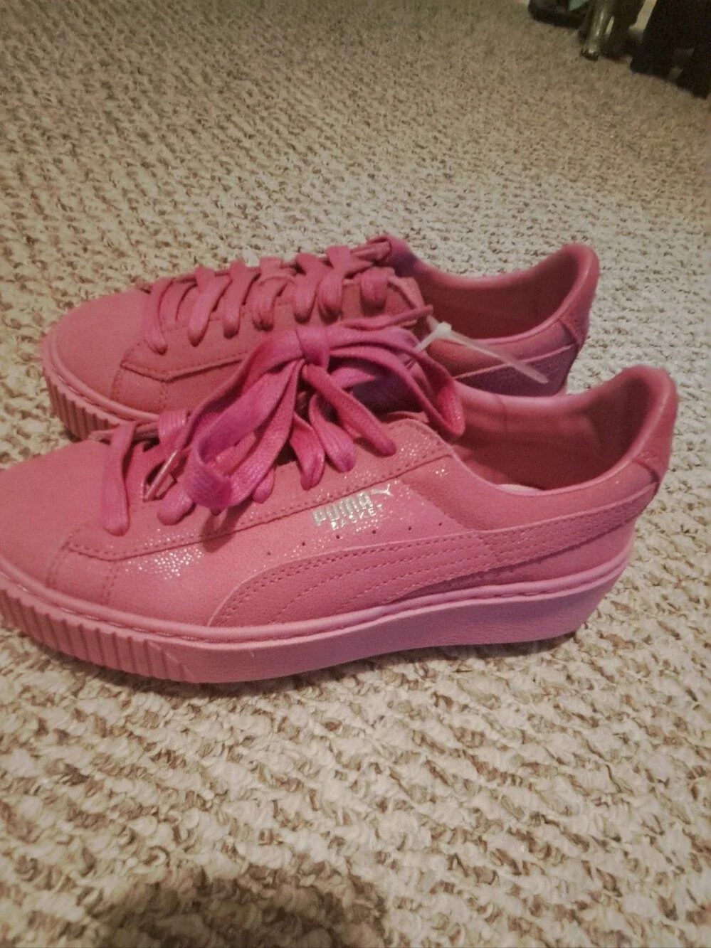 Puma Adult  Platform Reset Sneakers | Platform | Women's Size 6 | Sparkle |